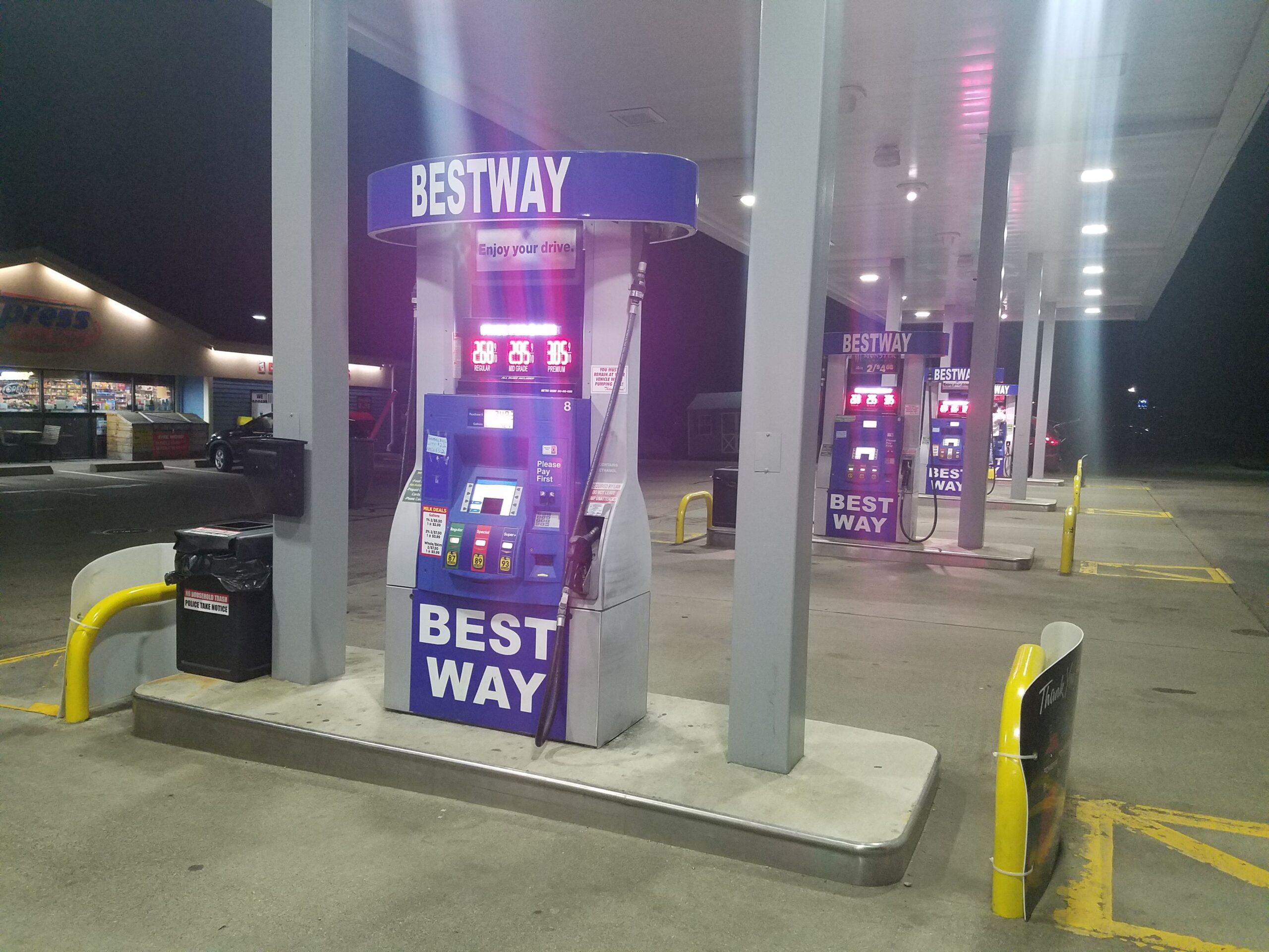 GAS Stations LED Digital Price Signs .GAS Stations- LED Digital Price Signs.LED Gas Station Pump Toppers.LED petrol pump toppers displaying fuel prices and promotional ads at a modern fuel station.led signs