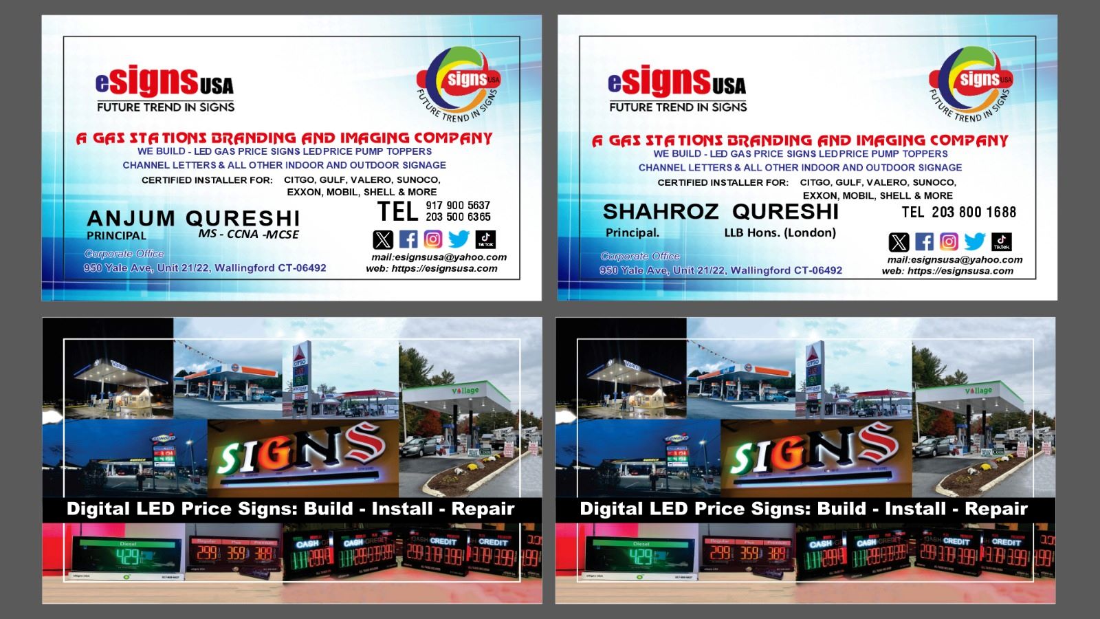 GAS Stations LED Digital Price Signs .GAS Stations- LED Digital Price Signs.LED Gas Station Pump Toppers.LED petrol pump toppers displaying fuel prices and promotional ads at a modern fuel station.led signs